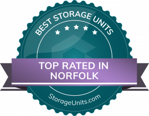 Best self storage units in Norfolk, VA Badge