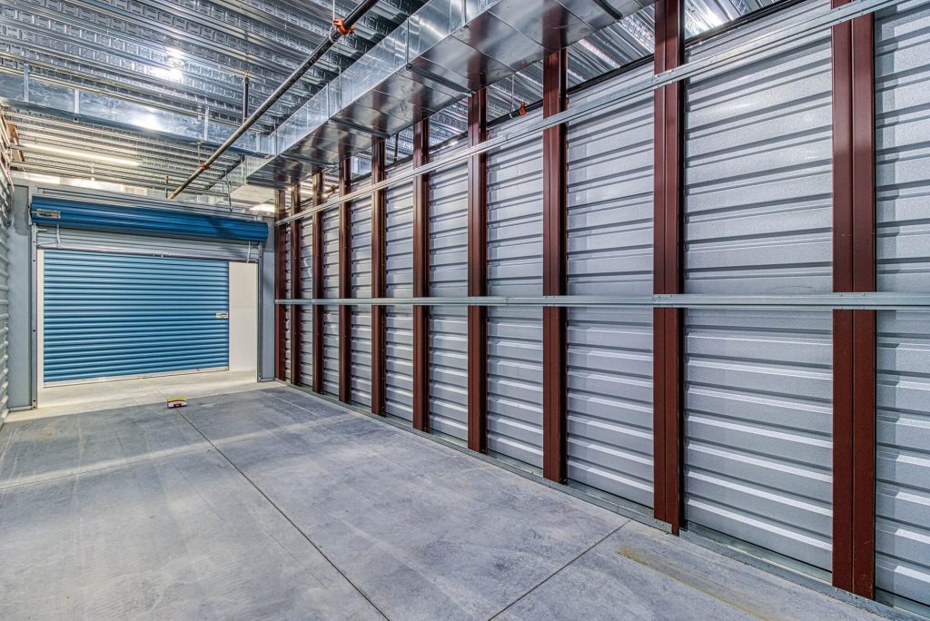 Inside a storage unit at Ocean Storage in Norfolk, VA